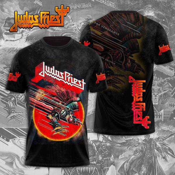 Heavy Metal Rock Band T Shirt Judas Priest 3d Print T-shirt Men Women Fashion T-shirts Kids Short Sleeve Tops Tees Mens Clothes