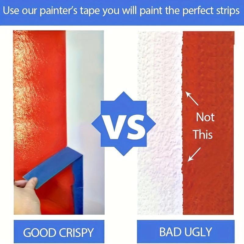 3pcs, Multi-Color Painter's Tape Multi-Surface Masking Tape , Painting and Decorating Supplies