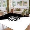Valencia FC Design Crystal Velvet Rug Soft Decorative Mat for Bedroom Entrance