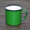 Enamel Retro Style Mug Classic Sturdy Handle Large Capacity Drinking Cup for Coffee Tea Collectors