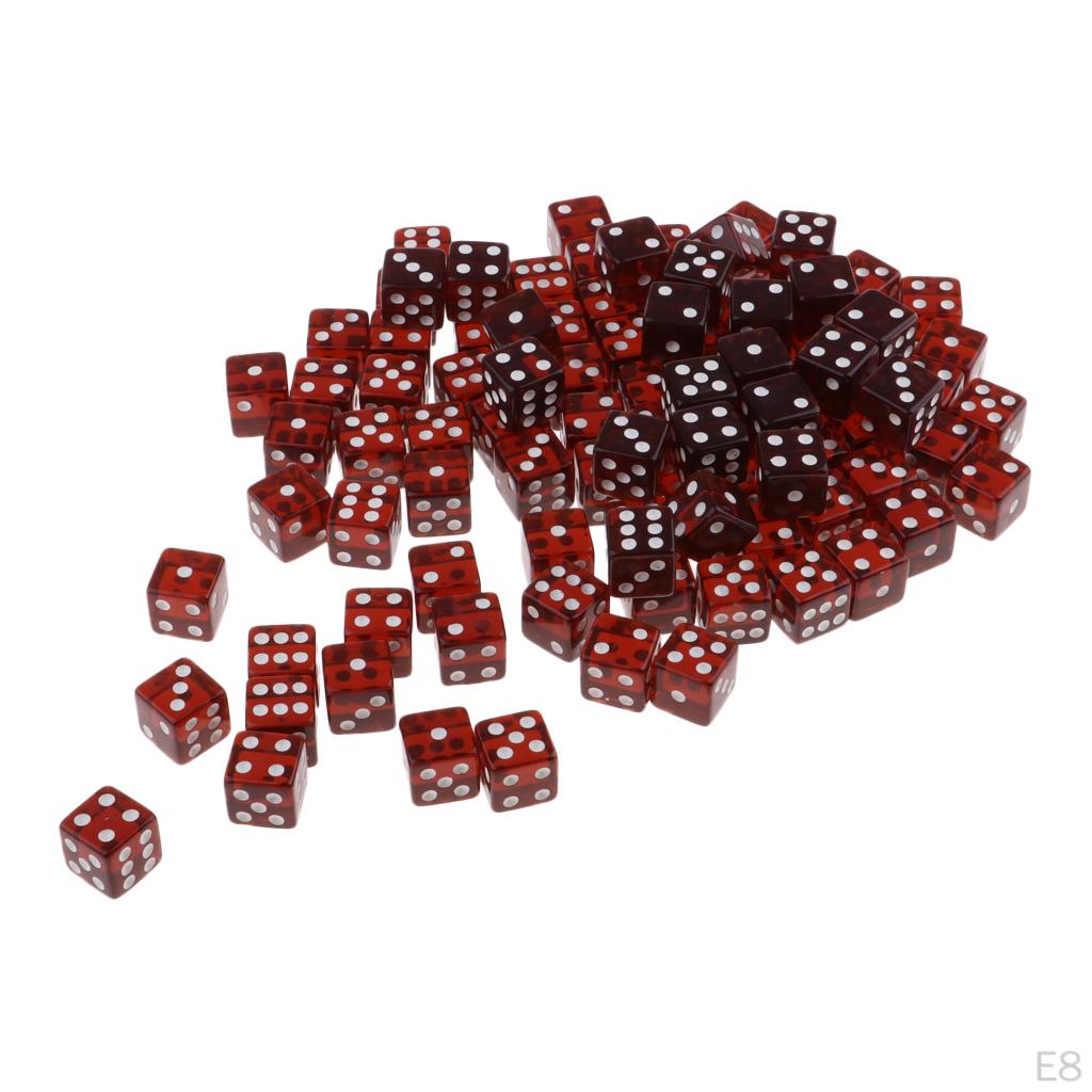 100 buc. Set D6 cu 6 fețe