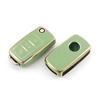 Tpu Car Flip Key Case Cover Shell For Volkswagen Vw Passat Tiguan Beetle Caddy T5 Up Eos Polo Golf Skoda Octavia Seat Leon Altea