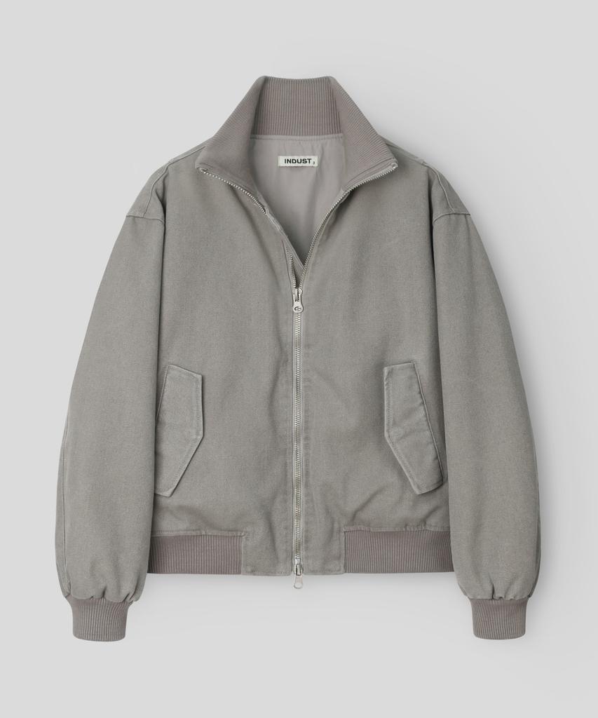 Indust Crop Terra Cotton Blouson Jacket_Gray