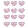 Heart-Shaped Tennis Vibration Dampeners with Flexible Construction for Practice, Casual Play, and String Bed Placement