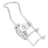 Rail Mounted Clamp Adjustable Fishing Rod Holder 360 Degrees Rotation 304 Stainless Steel for 22.2 To 31.7mm Tube
