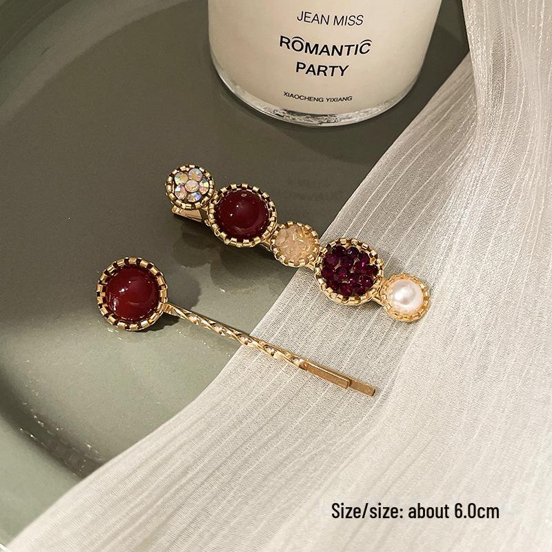 Korean Pearl Hairpin - Trendy Side Clip for Women and Girls