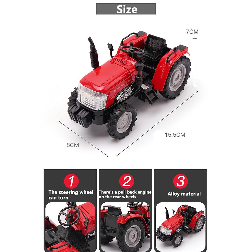 1/32 сверхвысокая модель трактора из сплава — фото 7