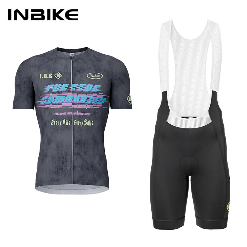 

2026 Summer Breathable Cycling Suit Set Men s Road Bike Jersey with Pockets Short Sleeves Cycling Kits Bib Shorts Padded MTB Cycling Clothing S