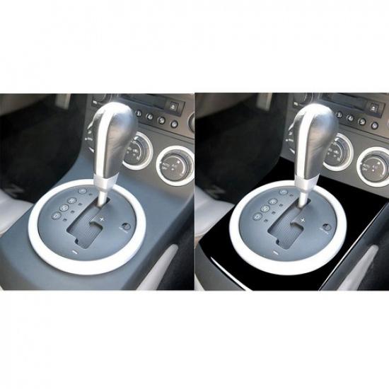 Piano Black Interior Gear Shift Panel Outside Sticker For Nissan 350Z 2003-2009