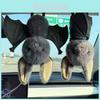 Bat Plush Toy Hanging Decoration For Halloween Gift And Kids Room Decor