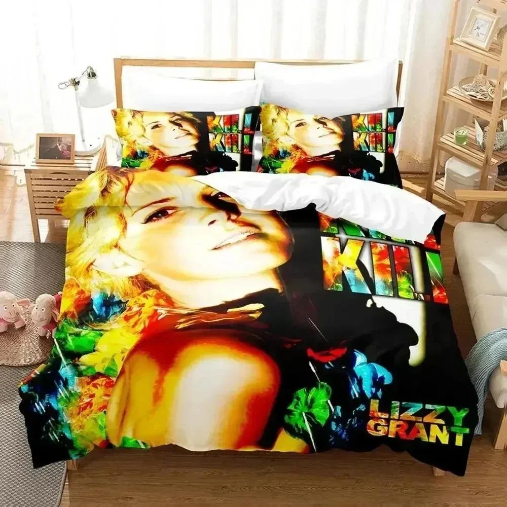3D Print Lizzy Grant 3D NEW Duvet Cover Pillowcase Bedding Set Adult Boy Girl Bedroom Decoration Children Single Double Large