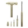 Small 6-in-1 Hammer Claw-Hammer Brass Hammer Mini Hammer  for Repairing Watches and Jewelry