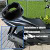 Motorcycle Tailpipe Exhaust Port Guard for CLICK160 Models ABS Construction Enhanced Safety High Temperature Resistant