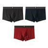 HUAJIELONG Men's 3-Pack Solid Boxer Briefs