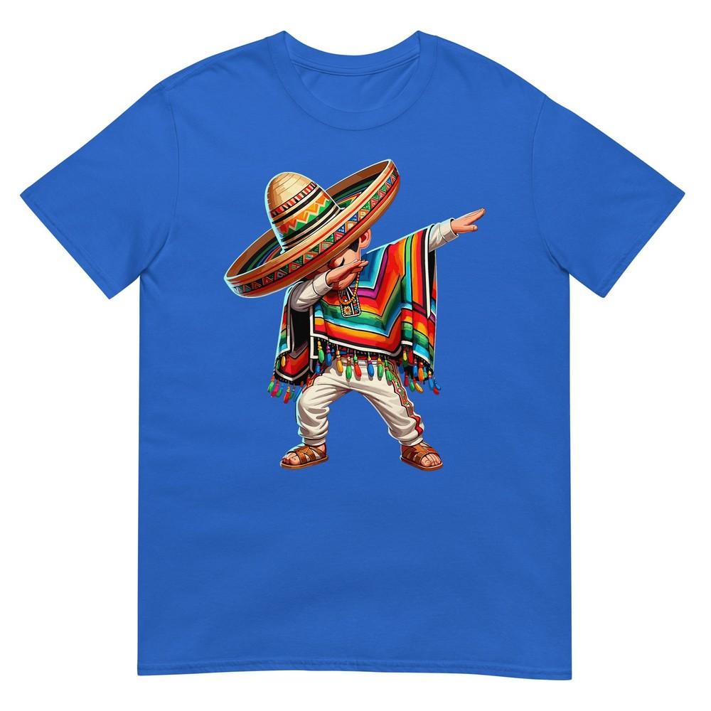 Mexican Boy Dabbing Poncho Cinco De Mayo TShirt