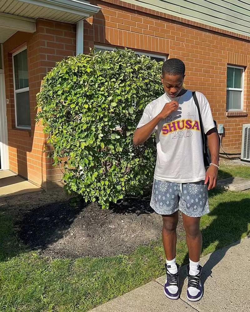 Unisex American Basketball Shorts: Casual, Trendy, Breathable Sports & Beach Five-Point Pants