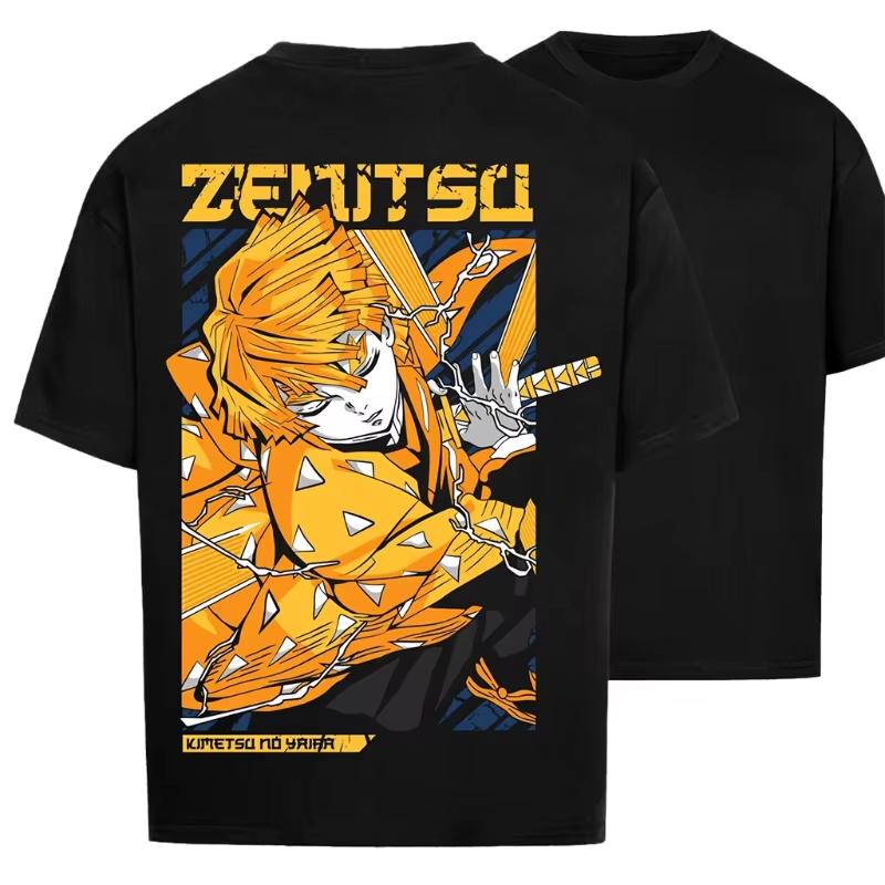 

Anime T Shirt Demon Slayer Zenitsu Agatsuma Graphic Tee Unisex Women 2026 Summer Short Sleeve Cotton Casual Tops Unisexga Streetwear S