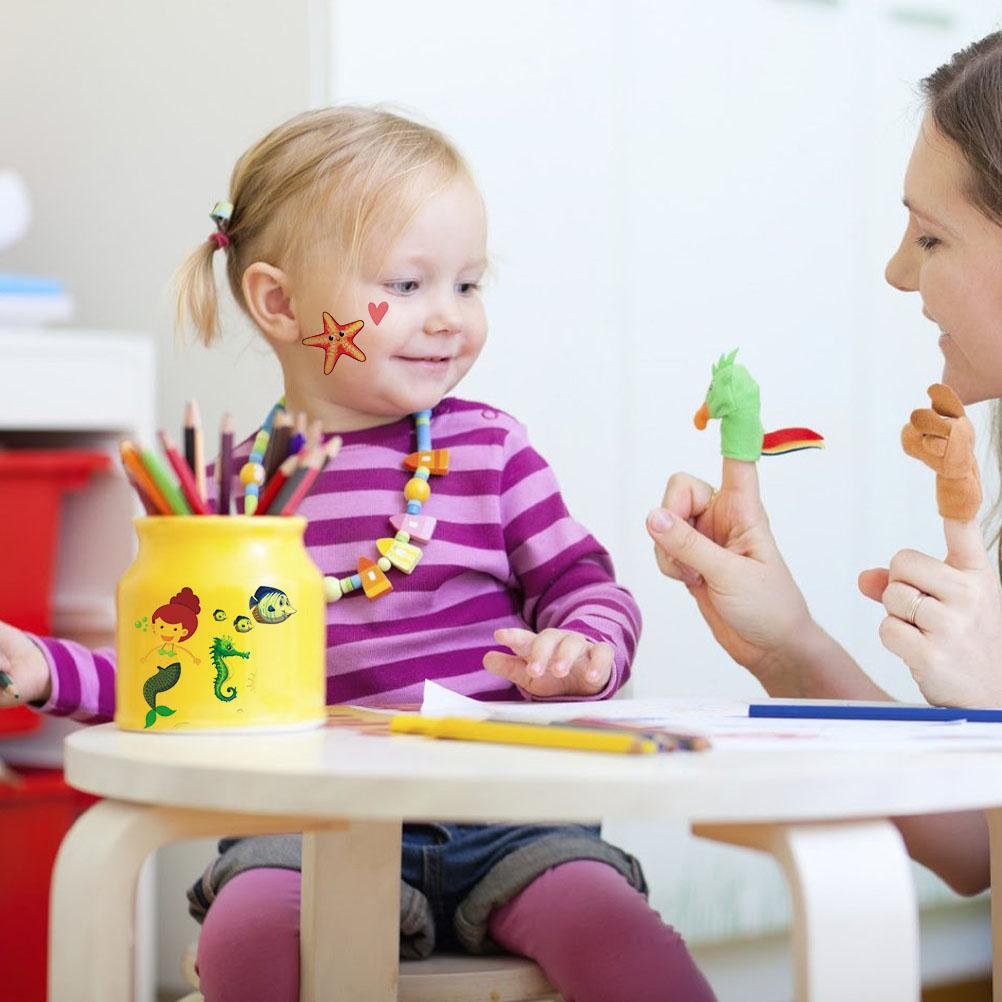 10 Sheet Cartoon Mermaid Temporary Tattoos Stickers Waterproof Party Tattoo Children"s Set