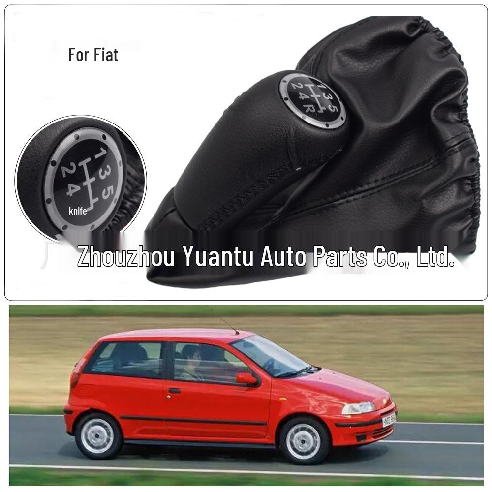 Fiat 188 Punto Leather Gear Shift Knob Cover