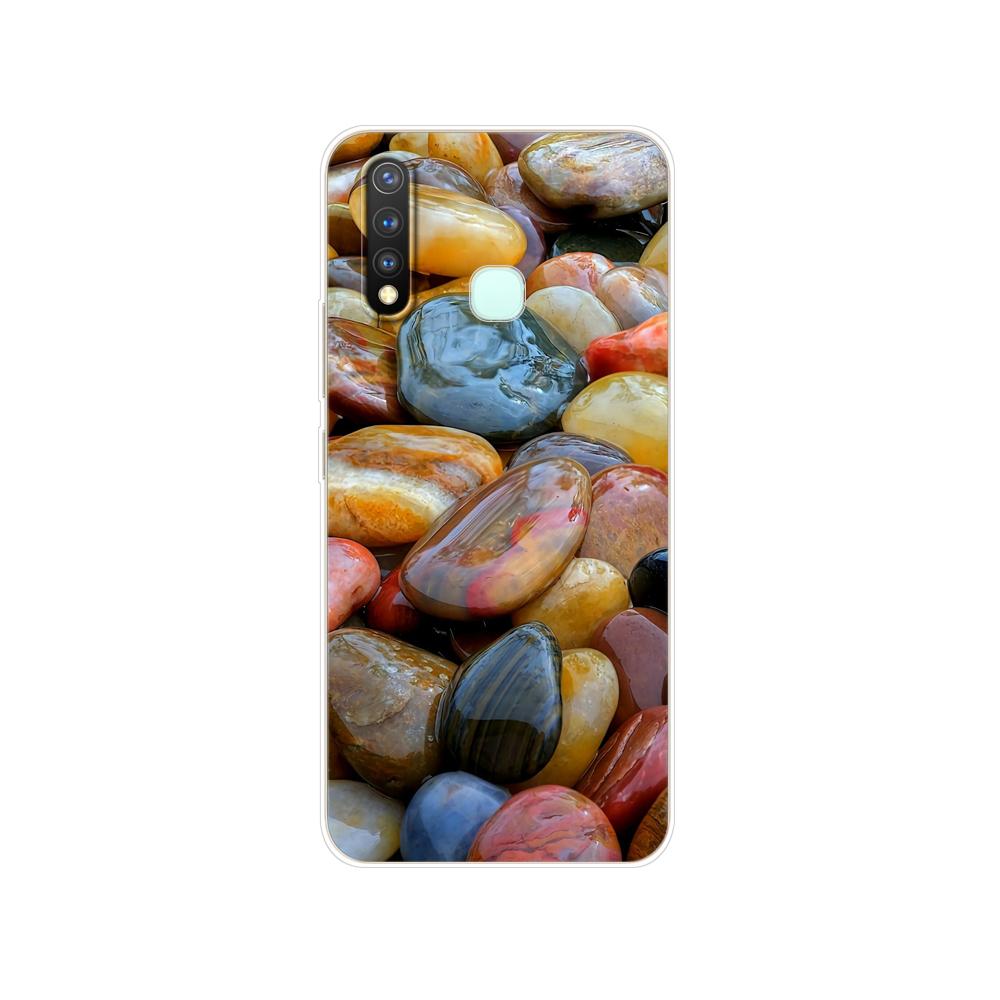 Dla Vivo Y19 Case 6.53 ''miękki TPU silikonowy pokrowiec dla Vivo Y19 Y 19 VivoY19 Case tylna obudowa telefonu zderzak ochronny Shell Bag Coque