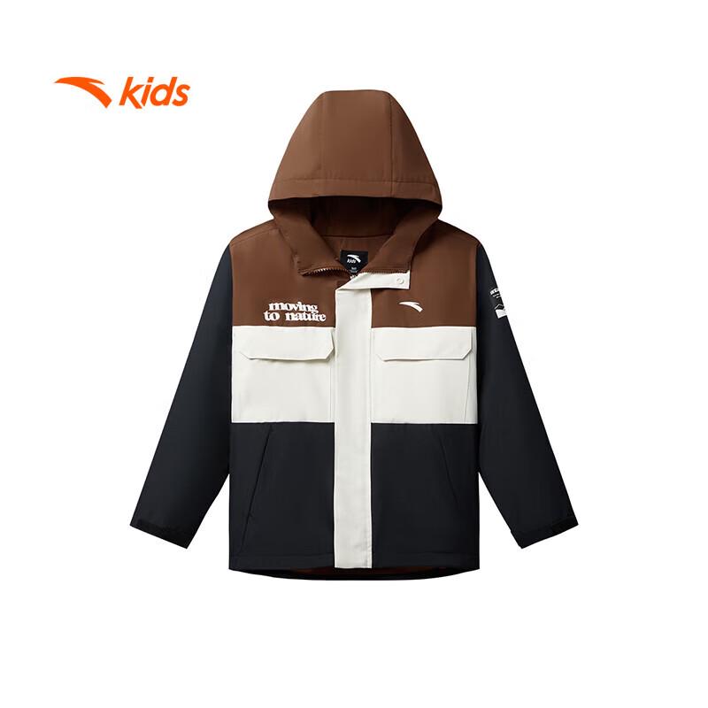 ANTA Kids Boys' Winter Fleece-Lined Softshell Jacket