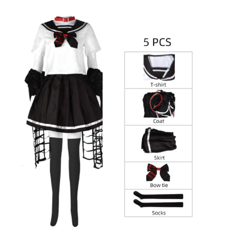 

Маунт Дед Смерть Игра Сакимия Мисаки Синомия Полька Костюм для косплея Вечеринка Набор Girl,XS