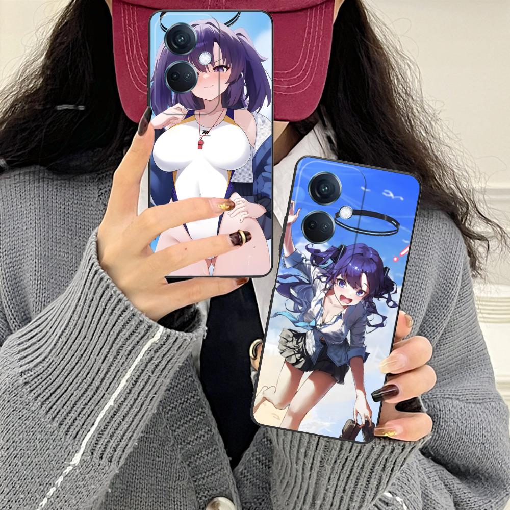 Blue Archive Yuuka Matte TPU Mobile Phone Case for OPPO Find X9 X8 X7 X6 X5 X3 X2 Plus s Pro Ultra Lite Colorful Printing Cover