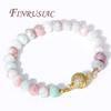 18K Gold Plated Brass with Zircon Magnetic Clasps For Jewelry Making,Magnet End Clasp Connectors For Bracelets DIY Accessories