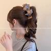 College Plaid Bow, Banana Clip, Vertical Clip, High Hair Volume On the Back of the Head, Ponytail Hairpin, Hair Accessories.