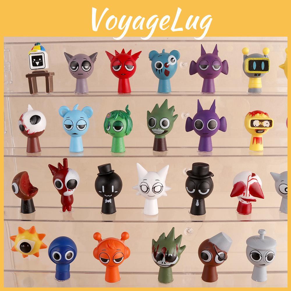 Sprunki Box Rhythm Animal Models Pvc Children Playroom Decor Toys Collectible