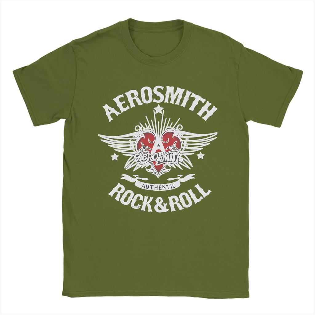 Aerosmith Tour TShirt Beach Cotton T Shirts For Mens Fashion Custom DIY Tshirt Short Sleeve Y2K Funny Tops