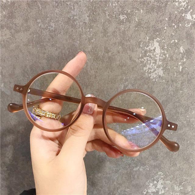 

Vintage Round Reading Glasses Ultralight Small Frame Presbyopic Eyeglasses Blocking Blue Light Hyperopia Eyewear +1.0 To+4.0 +100 коричневый