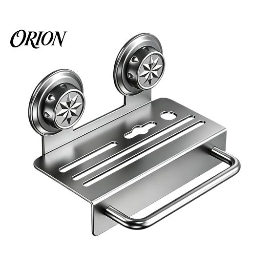No Drill Wall Organizer Chopstick/Cutter Storage Rack, Mounted Suction Cup Installation, Heavy Duty Carbon Steel Space Saving Kitchen Rack Utensils