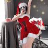 Erwachsene Damen Weihnachten Weihnachtsmann Weihnachten Rotes Kleid Neujahr Cosplay Kostüme Rollenspiel Outfit