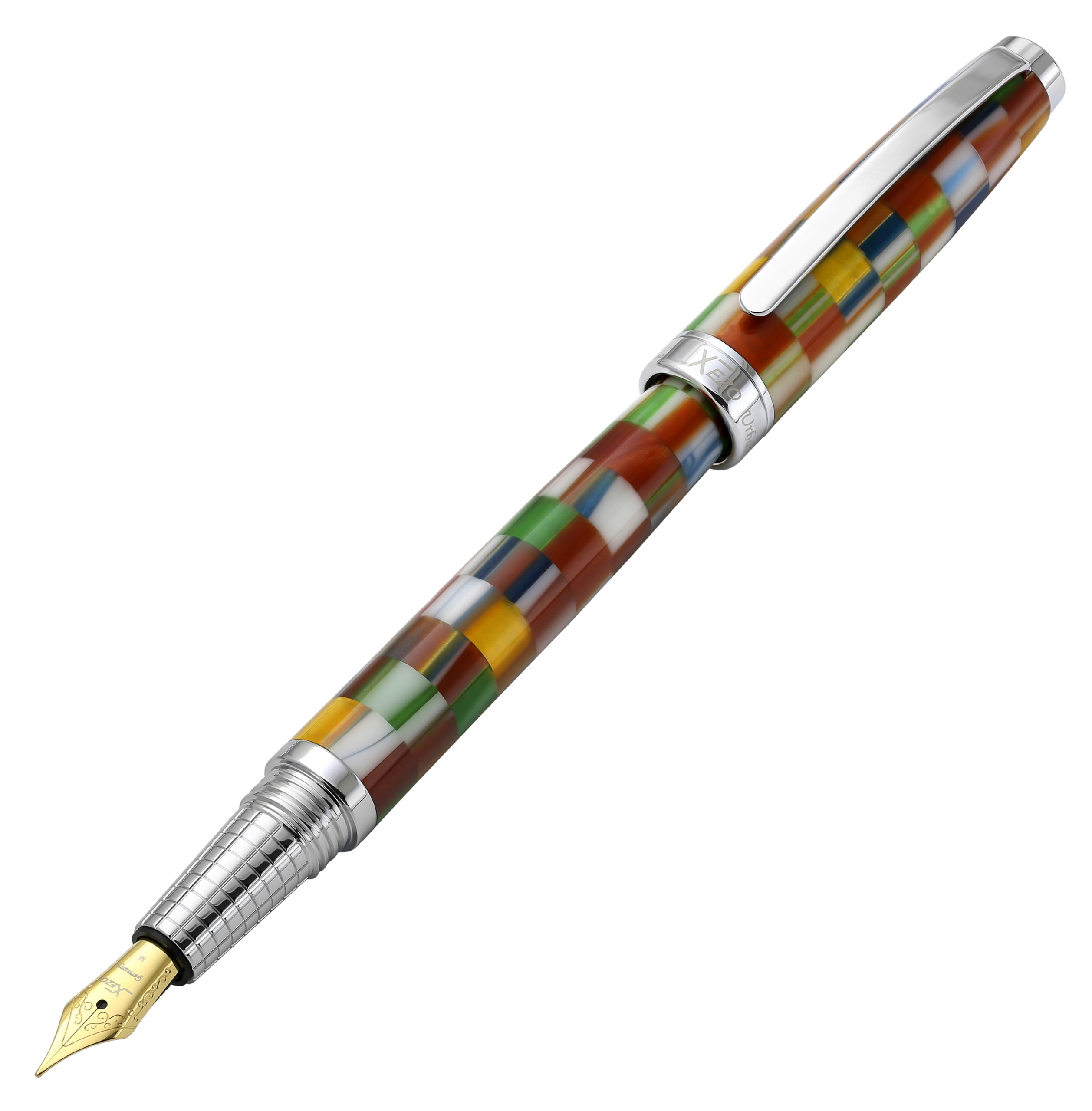 

Xezo Urbanite II Jazz Retro Style Serial Fountain No two are Medium-Fin Pen. alike.