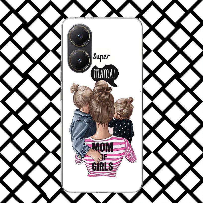 Baby Mom Girls Phone Case for Xiaomi Poco F7 Ultra X7 X6 X5 Pro X4 Gt M8 M7 Redmi 15 15C 13 13C 12 12C Soft Cover Fundas Poco F7