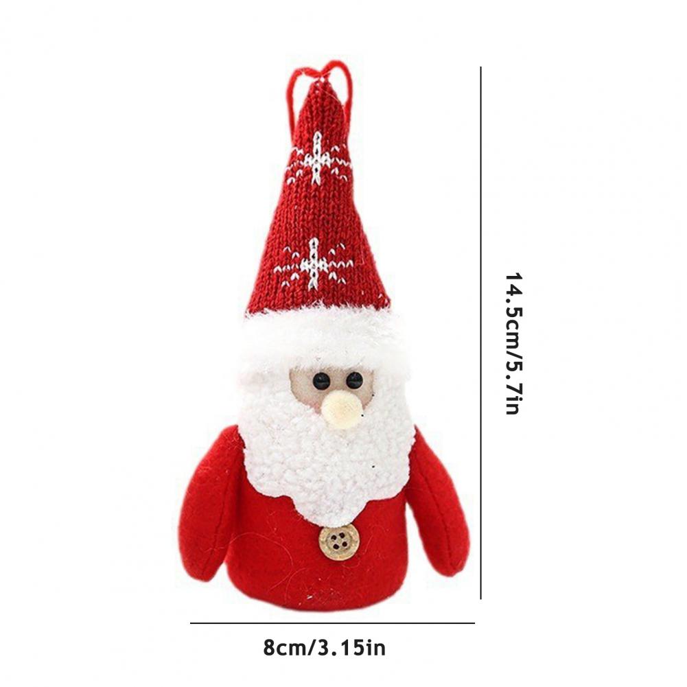 Christmas Gnome Hanging Ornaments with Lights Handmade Design with LED light for Shelf Table Fireplace Christmas Tree