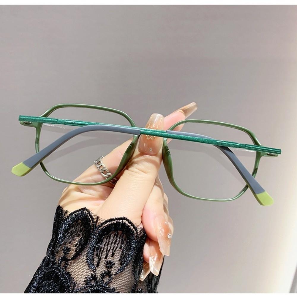 Large Frame Anti Blue Light Glasses Square Frame Oversize Frame Reading Glasses Plus Diopters Anti Blue Light Optical Eyeglasses