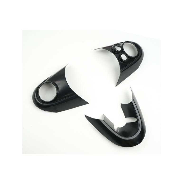 For MINI One Cooper S JCW F60 F55 F54 F56 F57 Car Steering Wheel Button Cover Sticker PC Interior Decoration Car-styling Auto