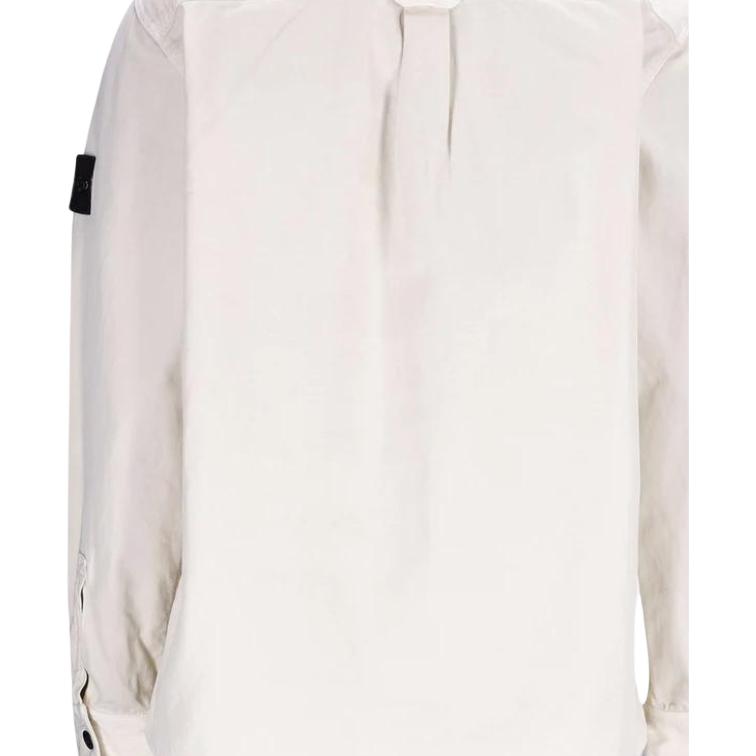 STONE ISLAND Badge Pointed Collar Button Long Sleeve Shirt Men Shirts K2S151200025S0184-V0193