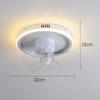 LED Ceiling Fan Lamp Stepless Dimming Remote Interior Lighting Fixture Bedroom Living Home Decor Ceiling Fan With Light