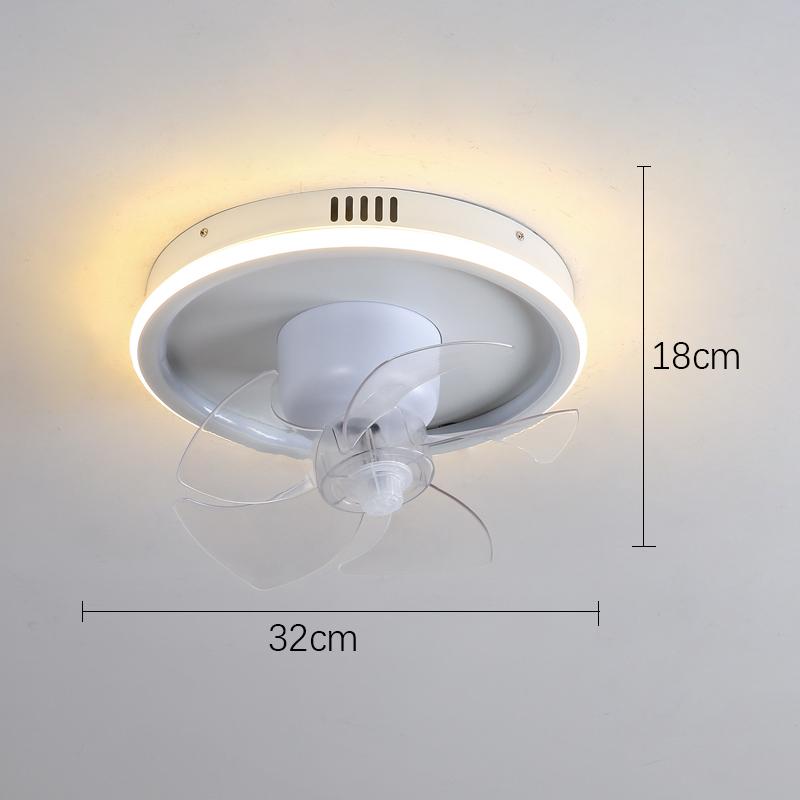 LED Ceiling Fan Lamp RGB Stepless Dimming Remote Interior Lighting Fixture Bedroom Living Home Decor Ceiling Fan With Light
