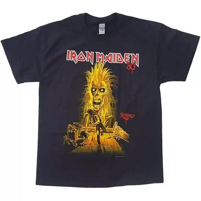 Classic Rock Metal Band Tshirt Iron Maiden Men's Debut Album 40th Anniversary T-shirt