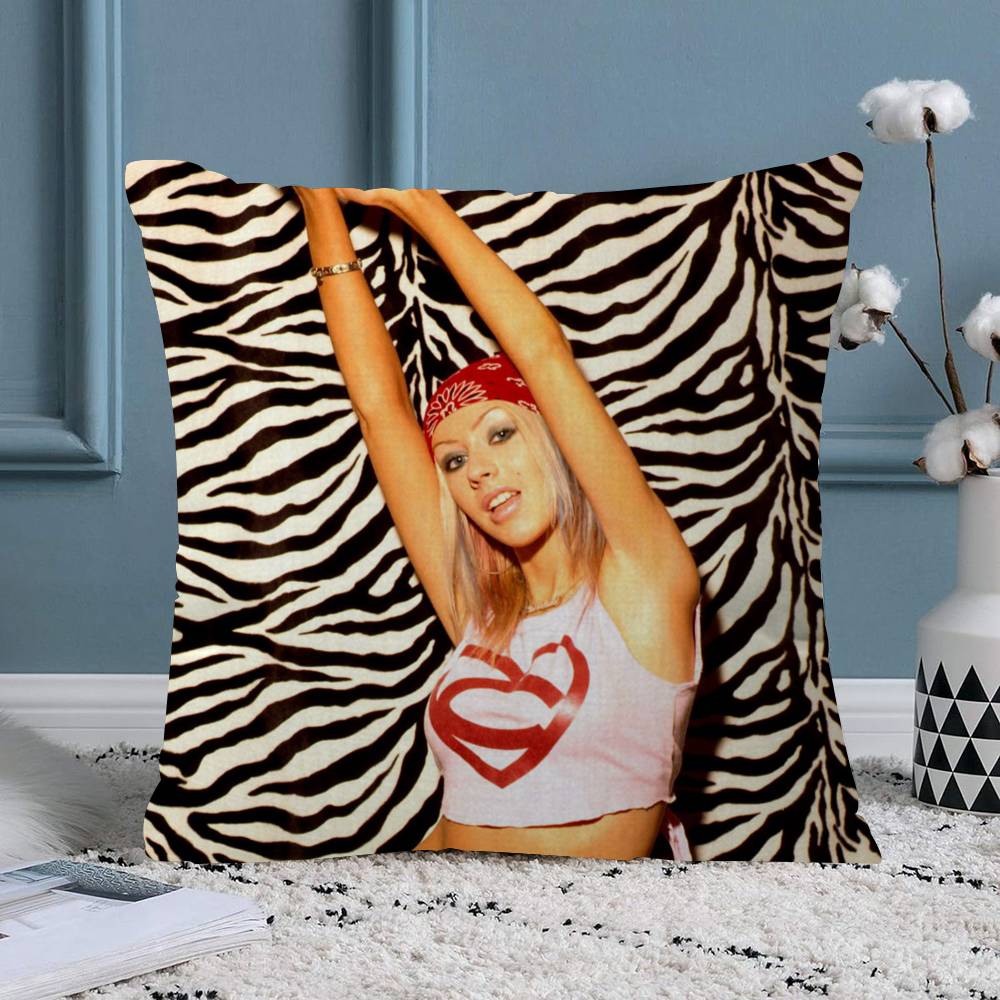 Christina Aguilera Singer Cushion Cover x Polyester Sofa Cushions Decorative Throw Pillows Home Decoration Pillowcover