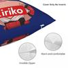 Overwatch Kiriko Pillowcase Polyester Linen Velvet Pattern Zip Decorative Throw Pillow Case Home Cushion Cover Wholesale 18"
