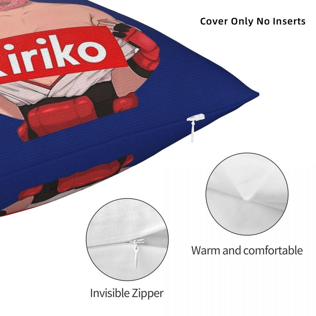 Overwatch Kiriko Pillowcase Polyester Linen Velvet Pattern Zip Decorative Throw Pillow Case Home Cushion Cover Wholesale 18"