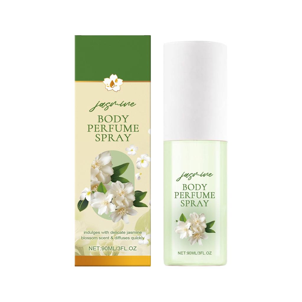 Jasmine Body Perfume Spray Fresh Elegant Moisturizing Skin Light And Fragrant Jasmine Fragrances 90ml
