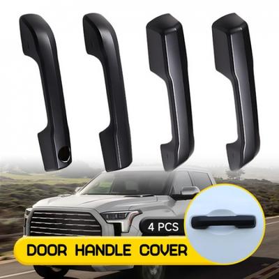 4X Black Matte Handle Door Covers for Toyota Tundra  2024 Front  Rear US