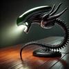 Unique Alien Creature Lamp Stand, Bedroom Home Decorative Lamps, Resin Decoration Items And Ornaments, Two Styles Optional,1Pc