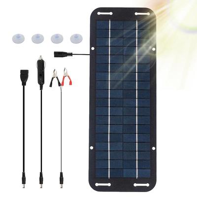Portable Solar Panel 18v 5w Automotive Battery Maintainer Portable Battery Charger For Outdoor Use For Car Automotive Motorcycle